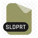 Sldprt - arquivo de peça do SolidWorks  Ícone