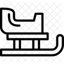 Sled Toboggan Sleigh Icon