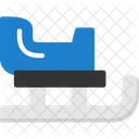 Sled Toboggan Sleigh Icon