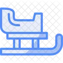 Sled Toboggan Sleigh Icon