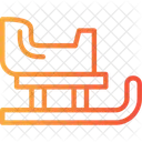 Sled Toboggan Sleigh Icon
