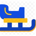 Sled Toboggan Sleigh Icon