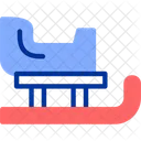 Sled Toboggan Sleigh Icon