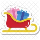 Sled Gift Box Icon