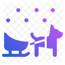 Sled dog  Icon