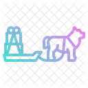 Sled Sleigh Snow Icon