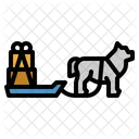 Sled Sleigh Snow Icon