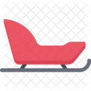 Sled New Year Icon