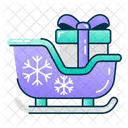 Sled Santa Sleigh Santa Sleigh Sleigh Icon