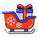 Sled Santa Sleigh Santa Sleigh Sleigh Icon