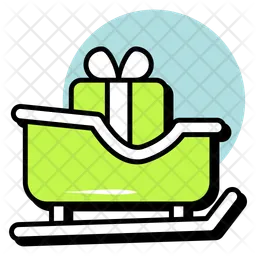 Sled Sleigh Gift  Icon