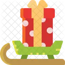 Sledge Gift Box Icon