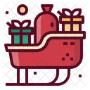 Sledge Claus Gifts Icon