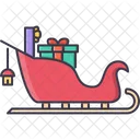 Sledge Sled Gifts Icon