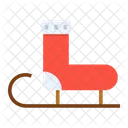Socks Sledge Santa Icon