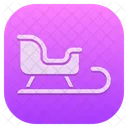 Sledge Sleigh Sled Icon