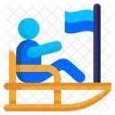 Sledge Sleigh Snow Icon