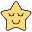 Sleep Emoticon Star Icon