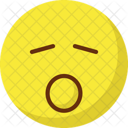 Sleep And Open Mouth Emoji Icon