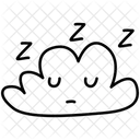 Sleep Sleep Cute Cloud Cute Cloud Icon