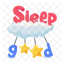 Sleep Good Night Cloud Good Night Icon