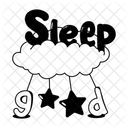 Sleep Good Night Cloud Good Night Icon