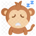 수면 원숭이  아이콘