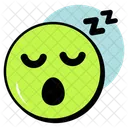 Sleep Smiley Emoji Expression Icon