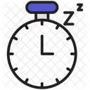 Sleep Sleeping Time Clock Icon