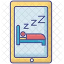 Sleep Tracking Outline Filled Icon Business And Finance Icon Pack Symbol