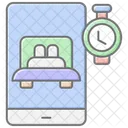 Sleep Tracking Lineal Color Icon Icon
