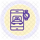 Sleep Tracking Line Icon Icon