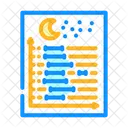 Sleep Tracking Moon Icon