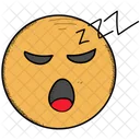 Snoring Zzz Face Icon