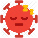 Sleeping Coronavirus Emoji Coronavirus Icon