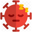 Sleeping Coronavirus Emoji Coronavirus Icon