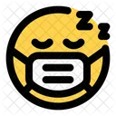 Sleeping Emoji With Face Mask Emoji Icon