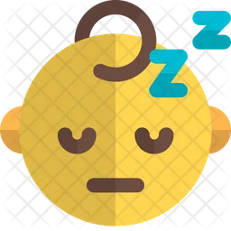 Sleeping Baby Emoji Icon