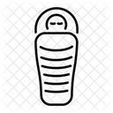 Sleeping Bag Blanket Bedding Icon