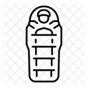 Sleeping Bag Bedroll Coverlet Icon