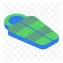 Sleeping Bag Icon 3 D Sleeping Bag Camping Gear Icon