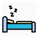 Sleeping Bed Bed Furniture Icon