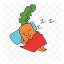 Sleeping Carrot  Icon