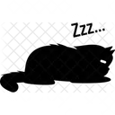 Sleeping Cat Sleeping Sleep Icon
