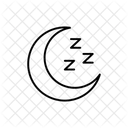 Sleeping crescent  Icon