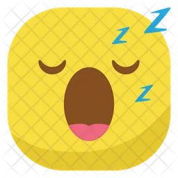 Sleeping Face And Mouth Gaping Emoji Icon