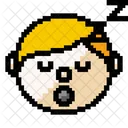 Boy Face Sleep Icon