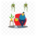 Sleeping Mood Sleeping Bed Icon