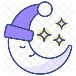 Sleeping moon  Icon