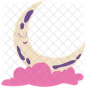 Sleeping Moon Night Moon Icon